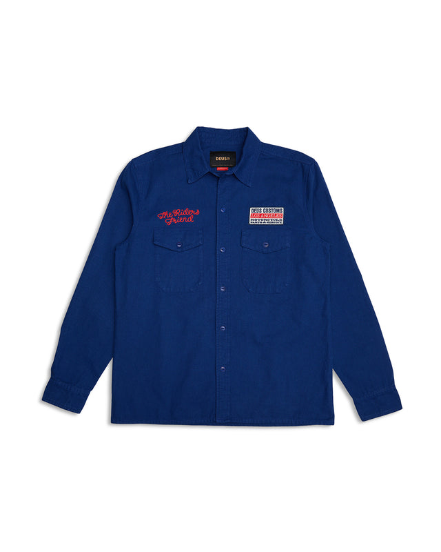 BUCKLE UP SHIRT - MECHANIC BLUE