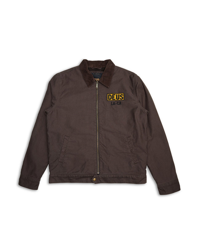 SUPER STITIOUS JACKET - CHOC BROWN