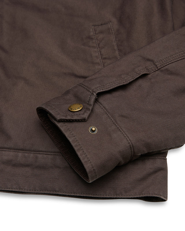 SUPER STITIOUS JACKET - CHOC BROWN