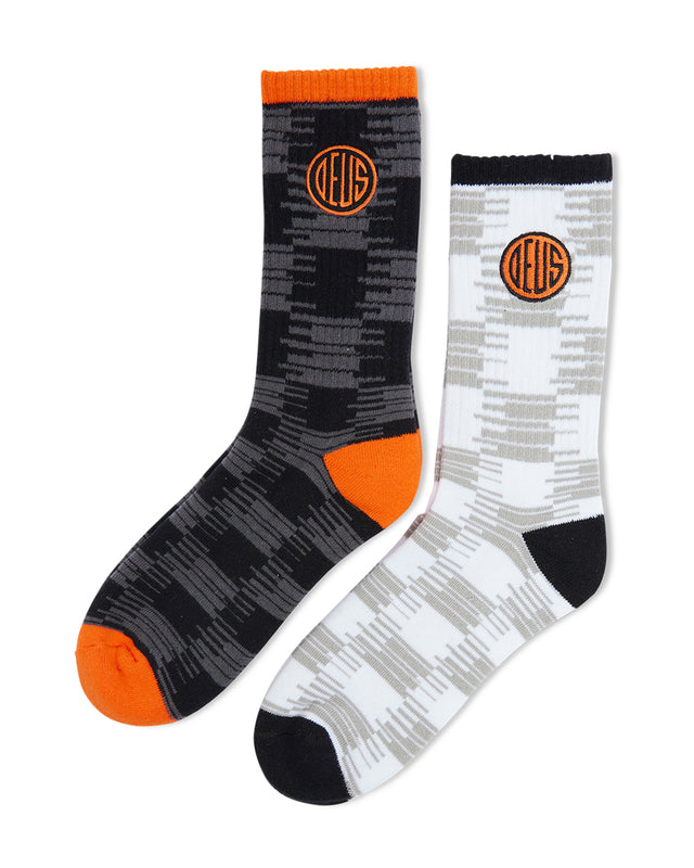 SPRINT MOTO SOCK 2 PACK - MULTI