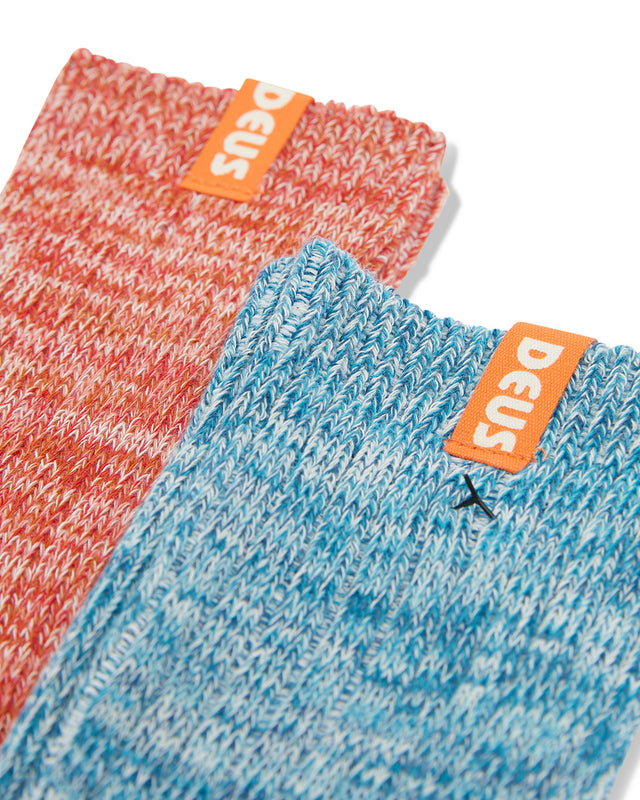 OLI TEXTURED SOCK 2 PACK - MULTI