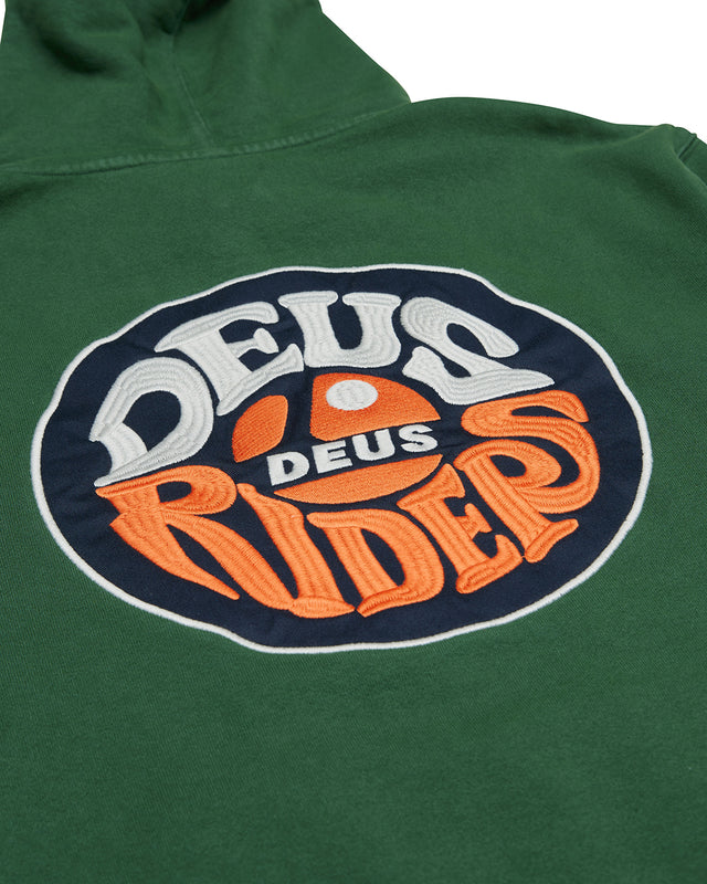 RIDERS FRIEND HOODIE - HILLSIDE GREEN