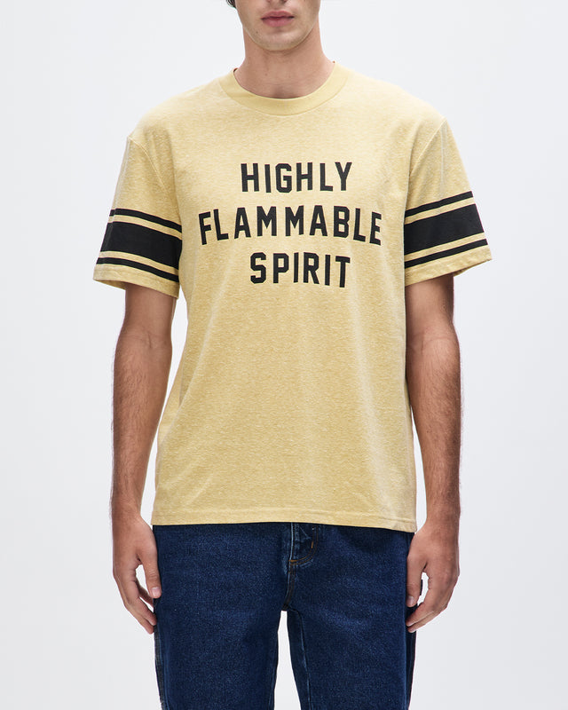 FLAMMABLE TEE - MIMOSA GOLD