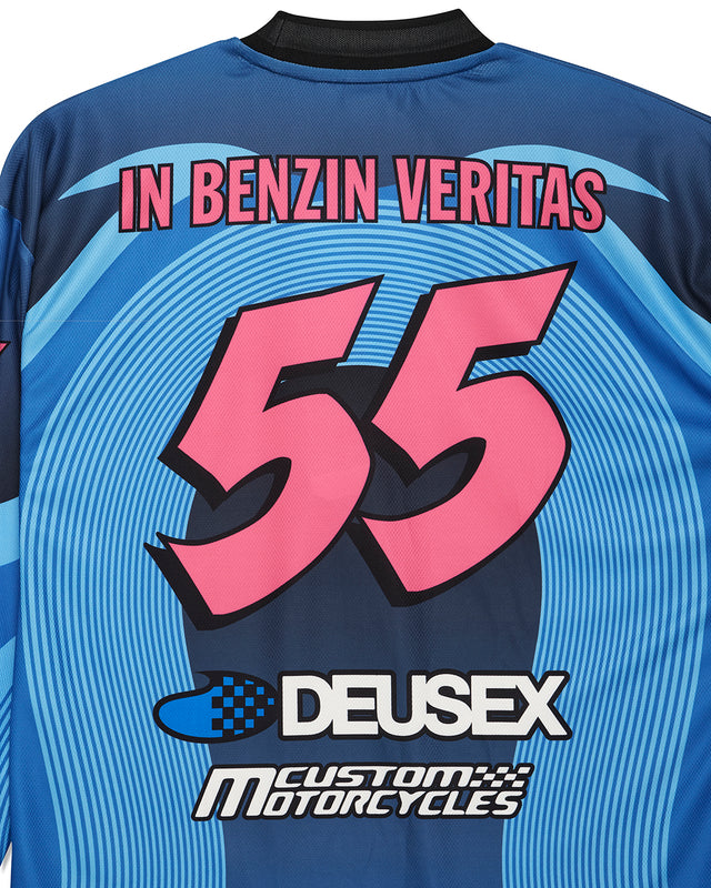 PLEDGE MOTO JERSEY - ELECTRIC BLUE