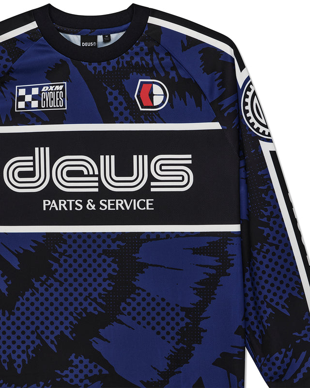 TILLMENT MOTO JERSEY - ESTATE BLUE