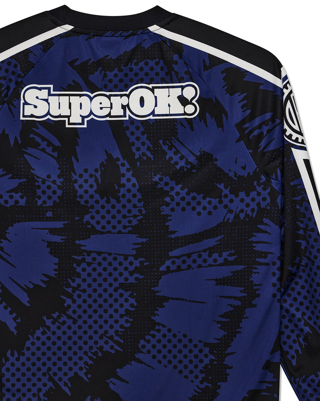 TILLMENT MOTO JERSEY - ESTATE BLUE