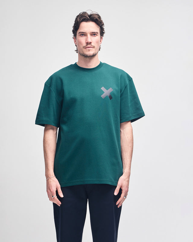 SURBITON ADDRESS TEE - RACE GREEN