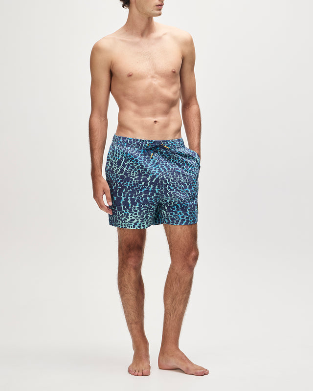 ZANZIBAR SHORT - WAVE RIDE BLUE