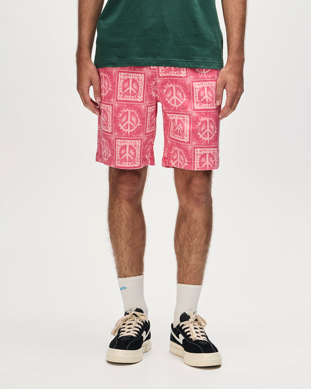 SOLARHOT BEACH SHORT - RASPBERRY