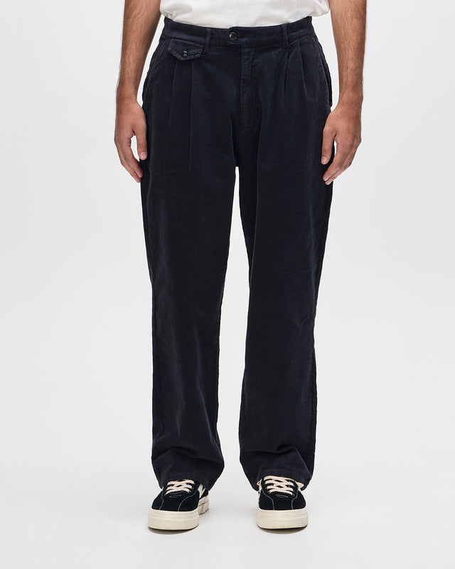 MALVO CORD PANT - BLACK