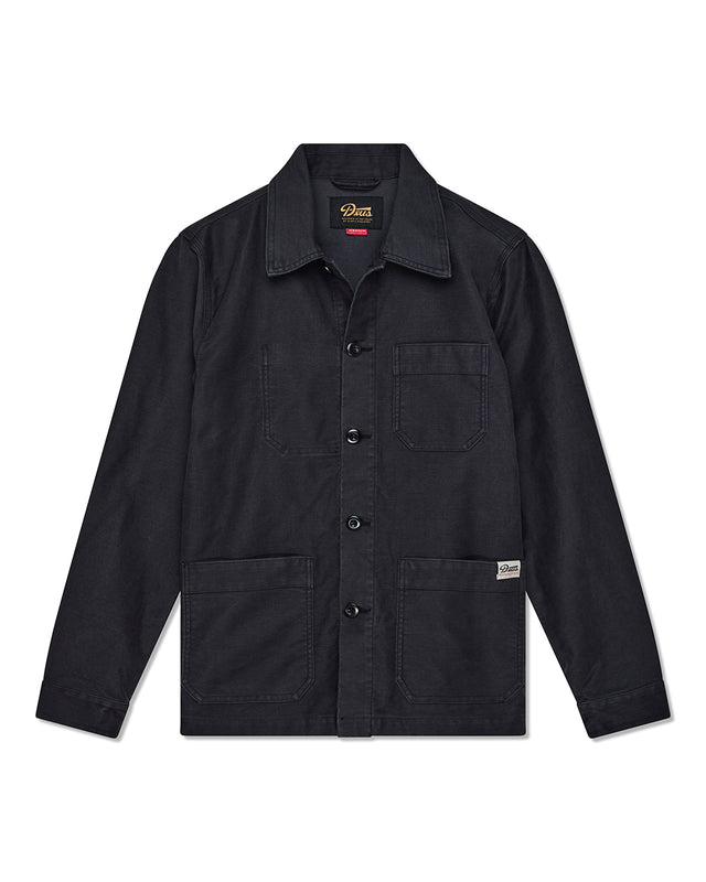 SPEEDSHOP CHORE JACKET - BLACK