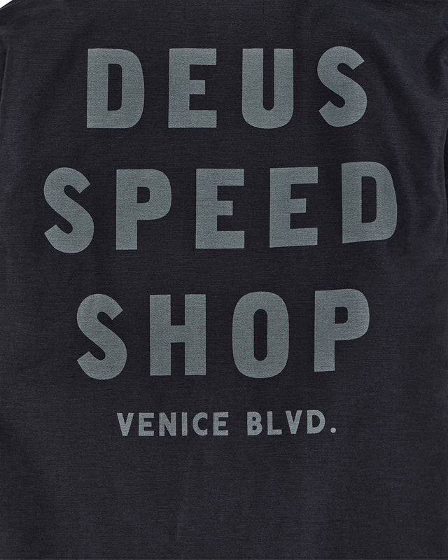 SPEEDSHOP CHORE JACKET - BLACK