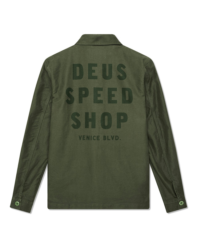 SPEEDSHOP CHORE JACKET - CYPRESS GREEN