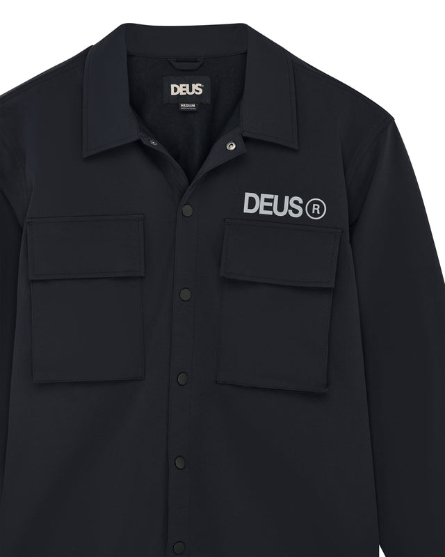 FAULDS FATIGUE SHIRT - BLACK