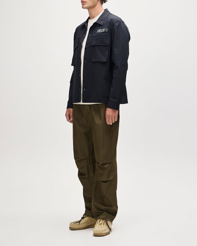 FAULDS FATIGUE SHIRT - BLACK