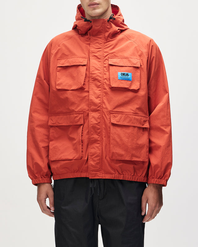DAWNY WATERPROOF ANORAK - TERRACOTTA