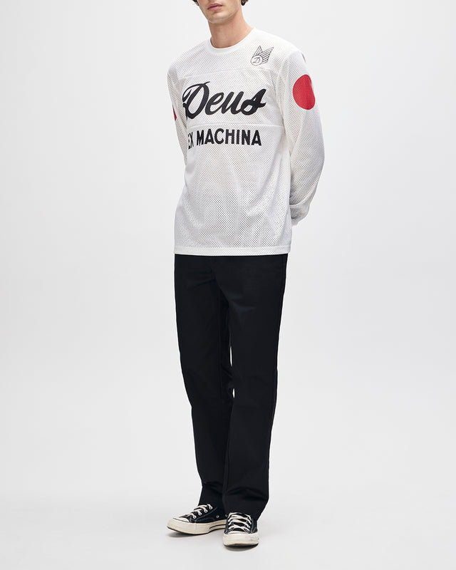 SABER MOTO JERSEY - VINTAGE WHITE