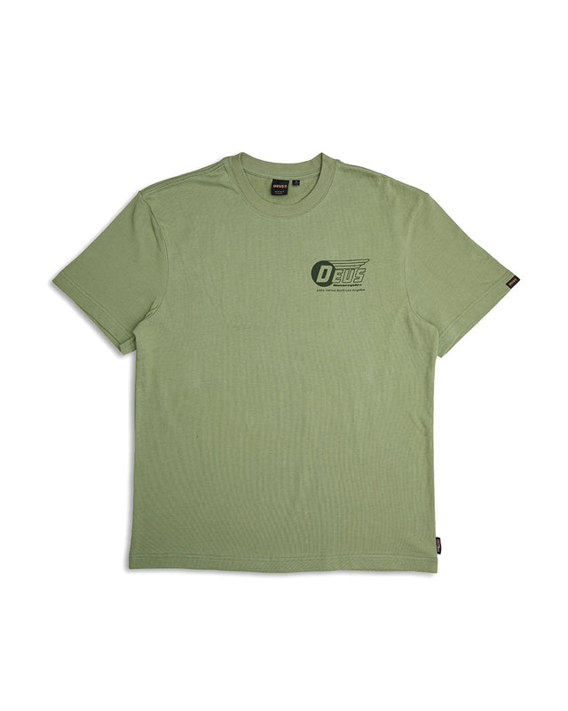 STRANGER TEE - OIL GREEN