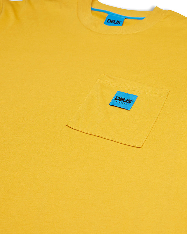 TAKE OFF POCKET TEE - MIMOSA GOLD