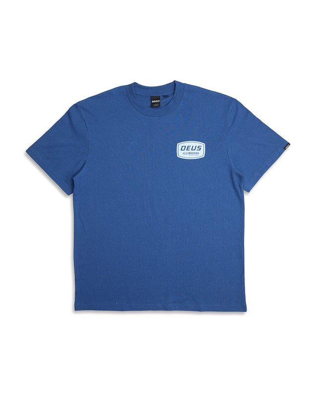 SPLINTER TEE - DUSTY BLUE