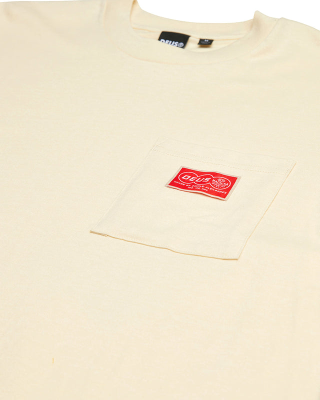 VENTURE POCKET TEE - DIRTY WHITE