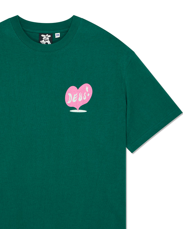 DEEP CUT TEE - VERDANT GREEN