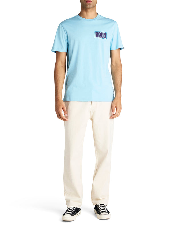 OUTAGE TEE - SKY BLUE