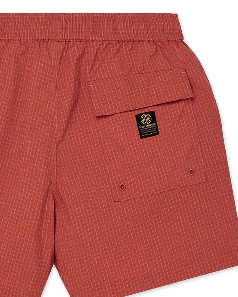 SERVICE SWIM SHORT 3 - TERRACOTTA