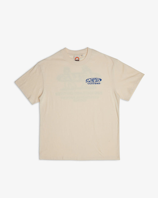 LOG HAUL TEE - DIRTY WHITE