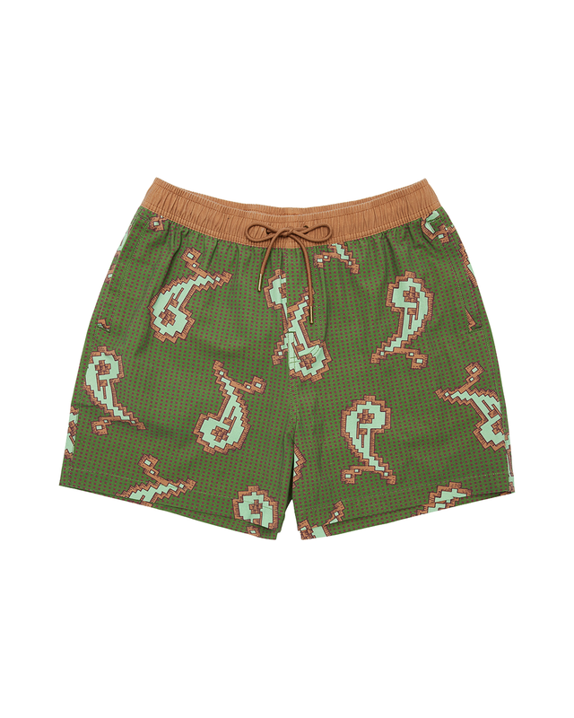 2 BIT BEACH SHORT - GREEN