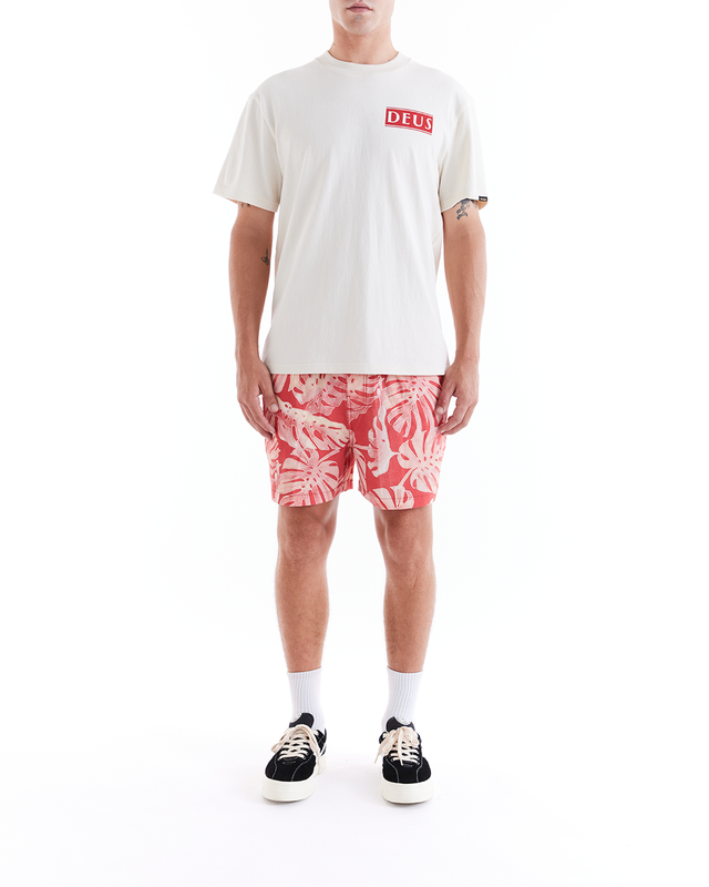 ACE BEACH SHORT - RED