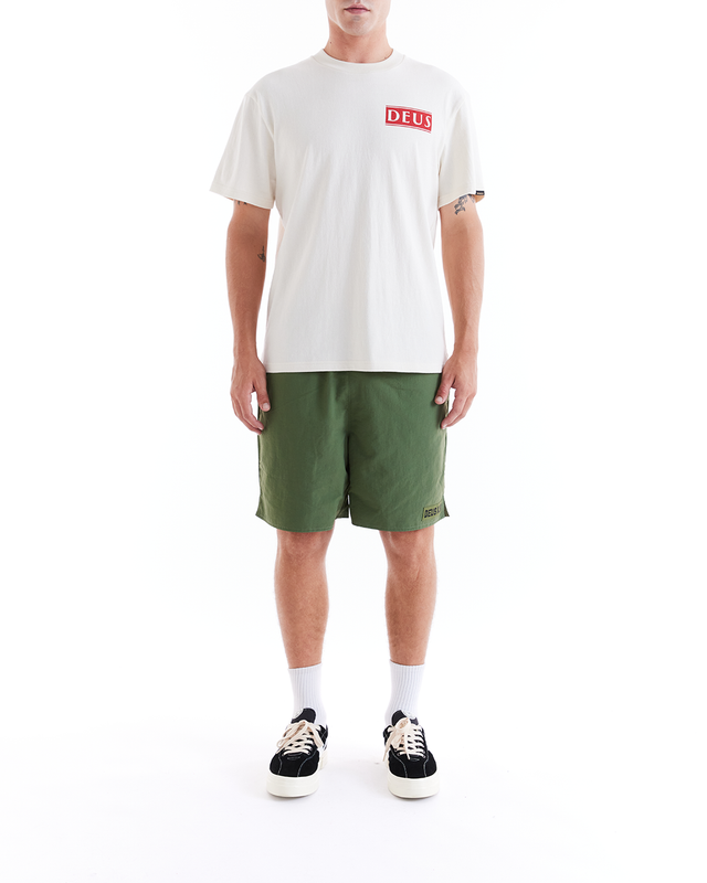 NYLON TRAINING SHORT - PINE