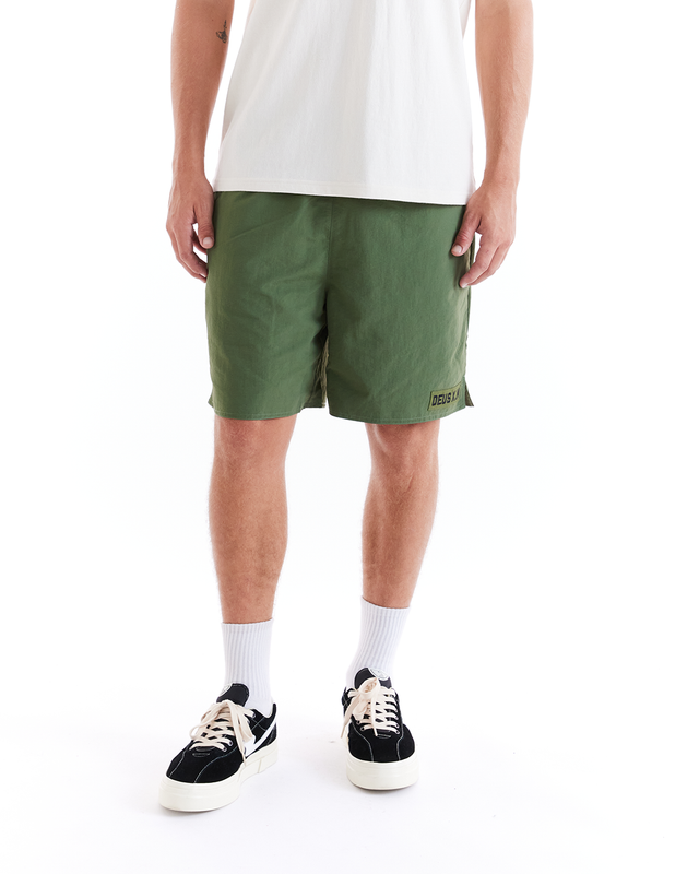 NYLON TRAINING SHORT - PINE