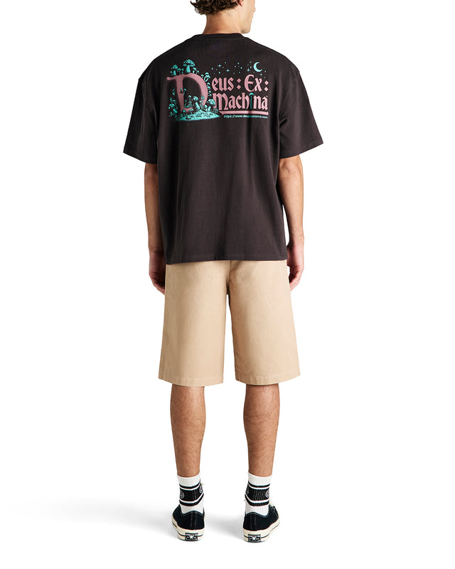 MYCELIUM TEE - ANTHRACITE