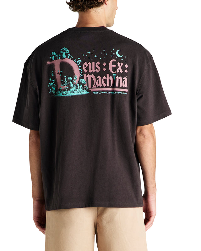 MYCELIUM TEE - ANTHRACITE