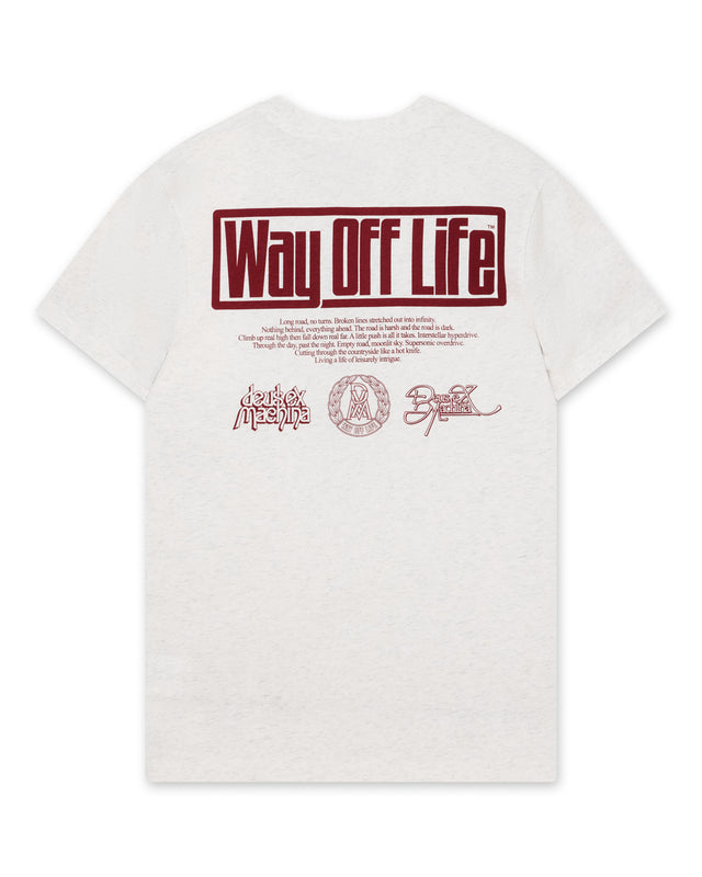 HYPERDRIVE TEE - LIGHT GREY MARLE