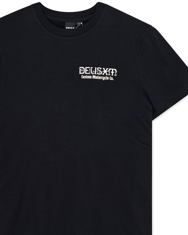 SNAKECHARMER TEE - BLACK