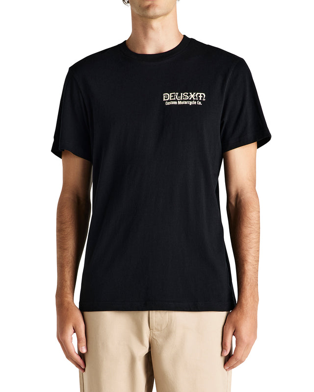 SNAKECHARMER TEE - BLACK