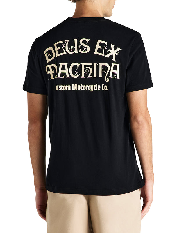 SNAKECHARMER TEE - BLACK