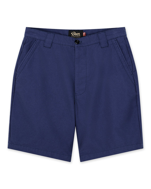 HANK REVERSE TWILL SHORT - MECHANIC BLUE