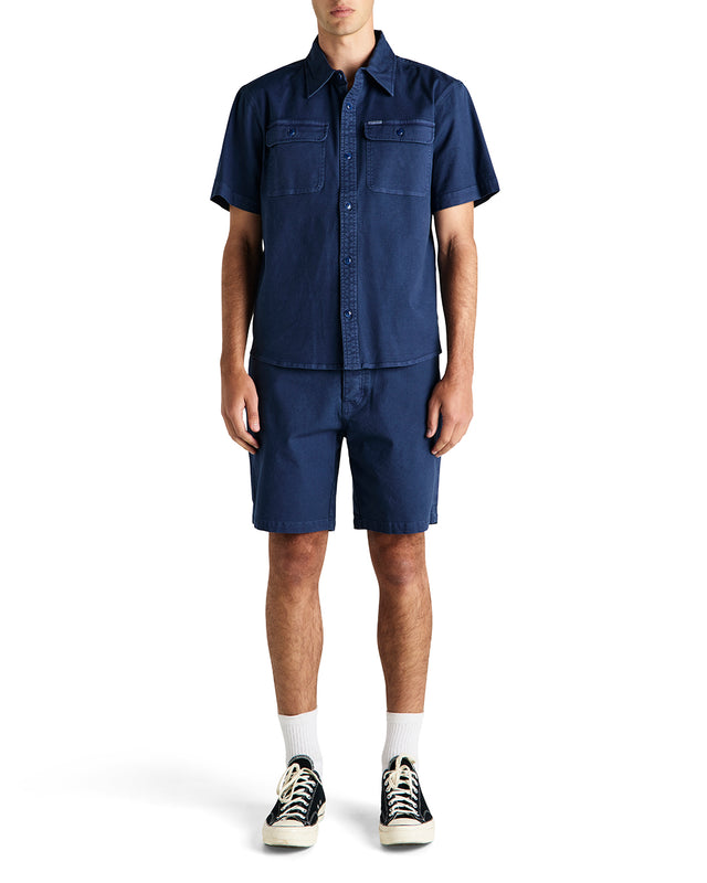 BIG FELLA OVERDYE SHORT - INDIGO