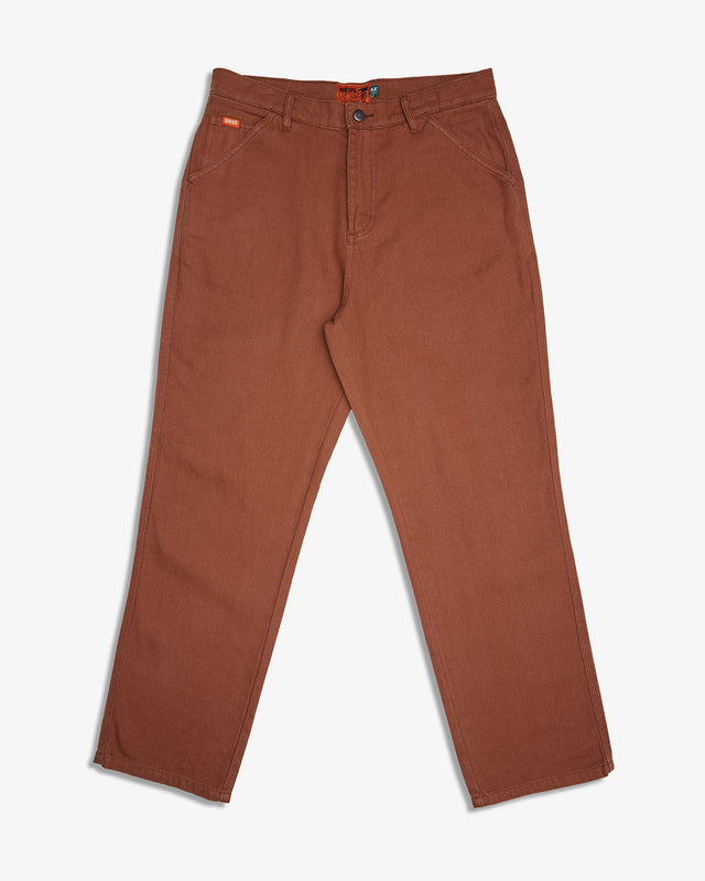 TOO BUSY TO WORK PANT - TOFFEE BROWN