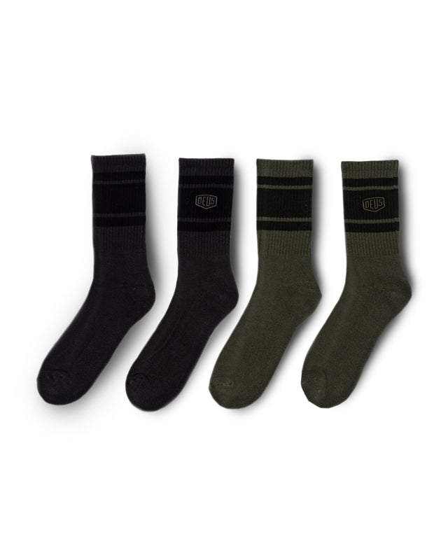 GARMENT DYE SHIELD SOCK PACK 2IN1 - MIX