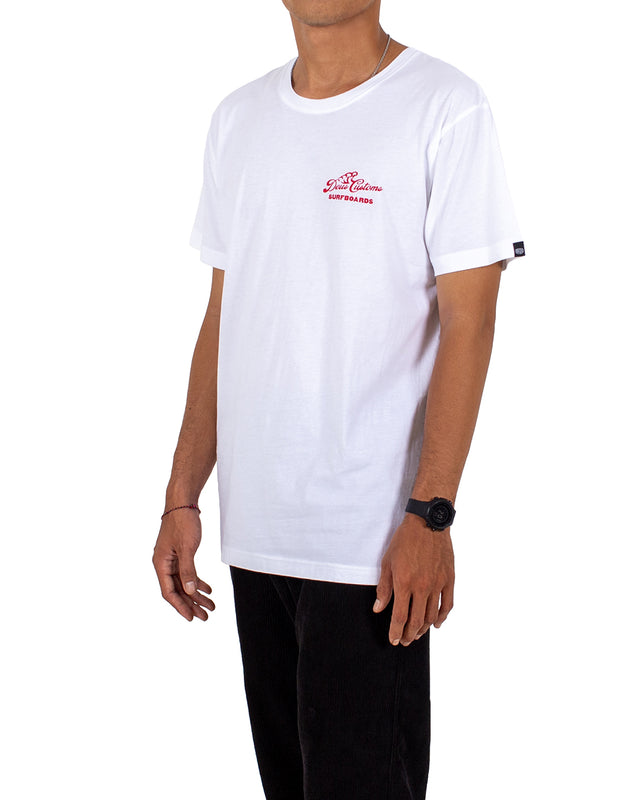 DEUS SURFBOARD CANGGU TEE OG - WHITE