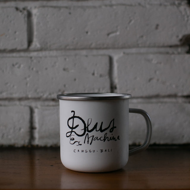 DEUS ENAMEL MUG - WHITE