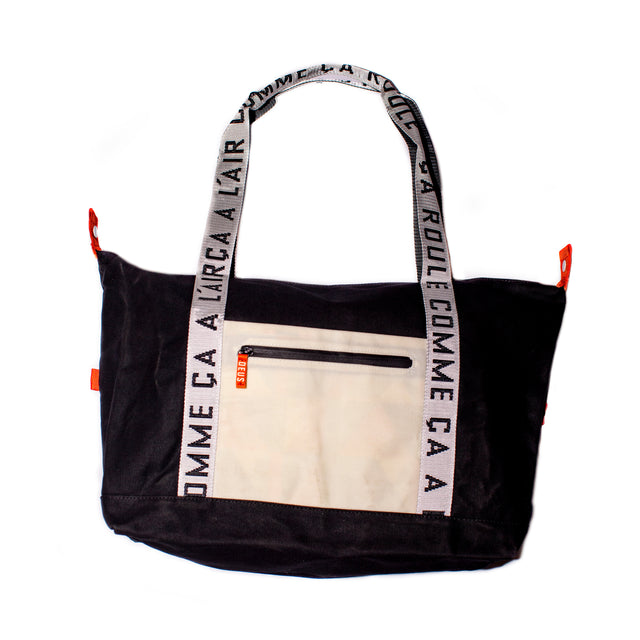 CANVAS DUFFLE BAG - ANTHRACITE