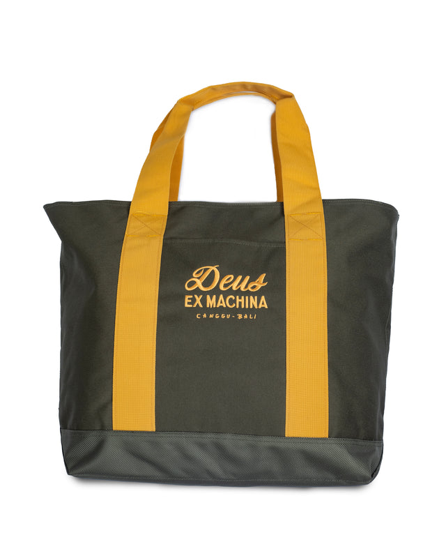 DEUS SIGNATURE TOTE BAG - BURNT OLIVE