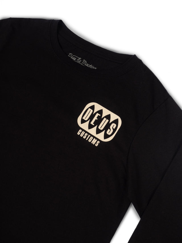 KID MALIBU LS TEE - BLACK