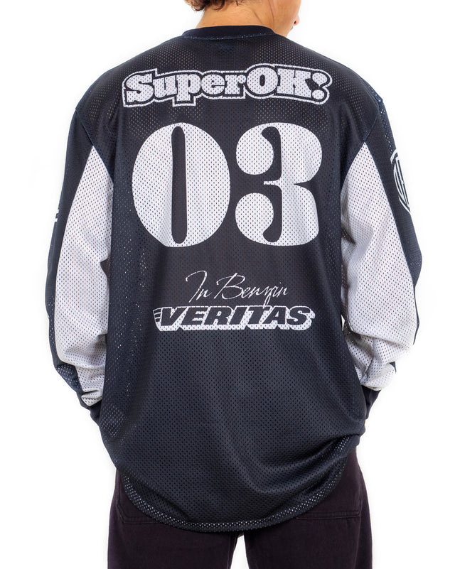 OFF ROAD MX MOTO JERSEY - BLACK