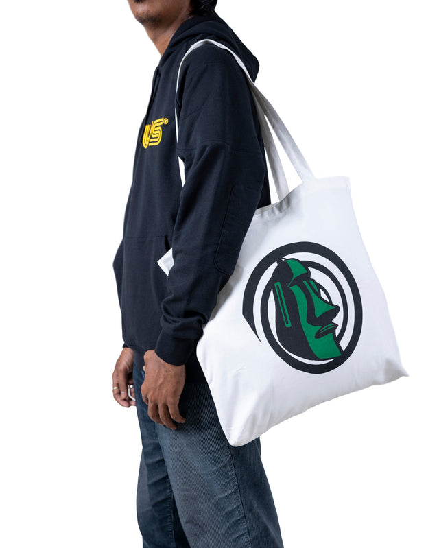 OUTERWORLD TOTE BAG - VINTAGE WHITE